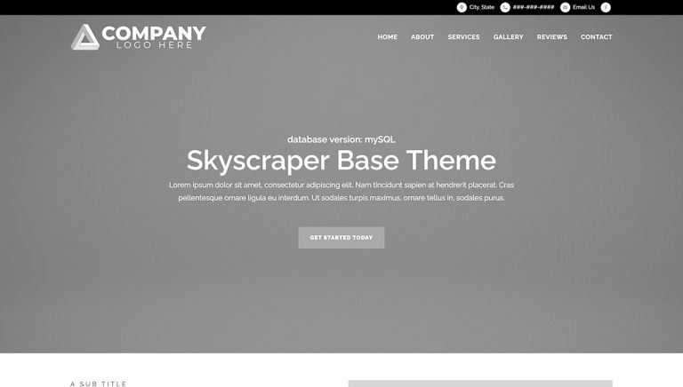 Read more about the article Base Theme <em>|</em> <strong>Skyscraper (mySQL)</strong> <span class="last-updated">Last Updated <b>11.06.23</b></span>
